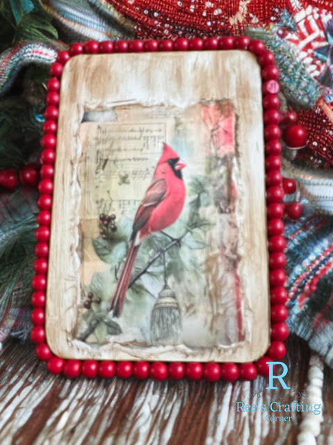 Christmas-Winter Decor 6 (Cardinal bird)